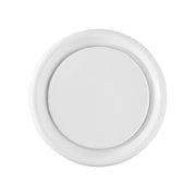 White ABS Extract Ceiling Valve 100mm - Hardware > Heating, Ventilation & Air Conditioning > Vents & Flues
