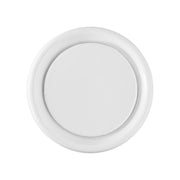 White ABS Extract Ceiling Valve 125mm - Hardware > Heating, Ventilation & Air Conditioning > Vents & Flues