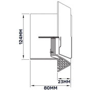 White ABS Extract Ceiling Valve 125mm - Hardware > Heating, Ventilation & Air Conditioning > Vents & Flues