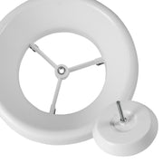 White ABS Extract Ceiling Valve 125mm - Hardware > Heating, Ventilation & Air Conditioning > Vents & Flues