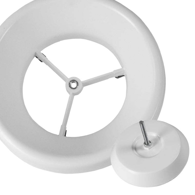 White ABS Extract Ceiling Valve 125mm - Hardware > Heating, Ventilation & Air Conditioning > Vents & Flues