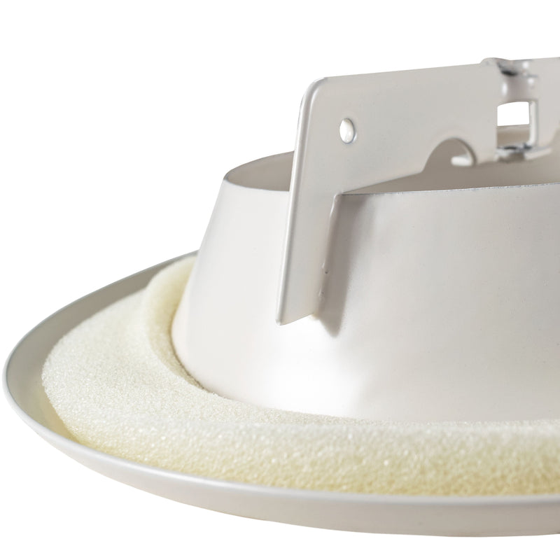 White Metal Extract Ceiling Valve 125mm - Anemostat SV - Hardware > Heating, Ventilation & Air Conditioning > Vents & Flues