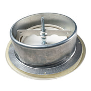 White Metal Extract Ceiling Valve 125mm - Anemostat SV - Hardware > Heating, Ventilation & Air Conditioning > Vents & Flues