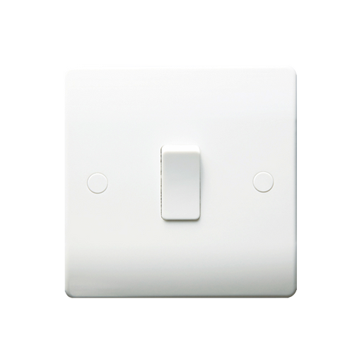 Caradok 1G Intermediate 10A Switch - Caradok - The Classics - White Plastic