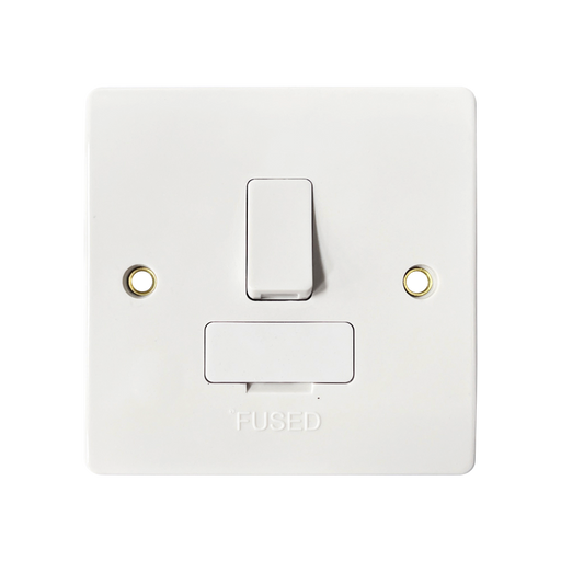Caradok 13A Switched Spur + Front FO - Caradok - The Classics - White Plastic