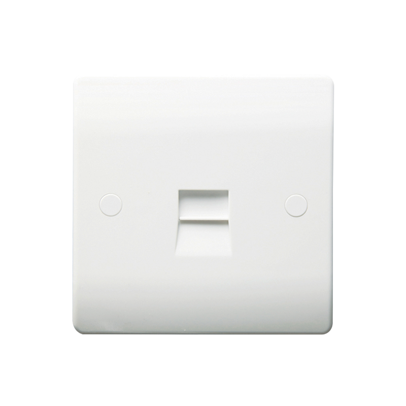 Caradok 1G Secondary Telephone Socket - Caradok - The Classics - White Plastic