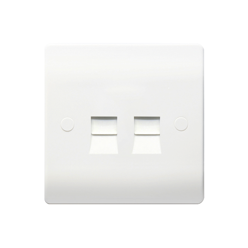 Caradok 2G Secondary Telephone Socket - Caradok - The Classics - White Plastic