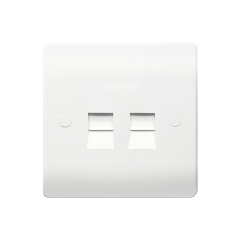 Caradok 2G Master Telephone Socket - Caradok - The Classics - White Plastic