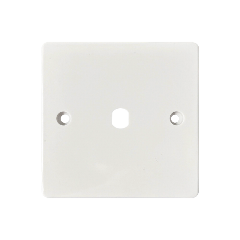 Caradok 1G Dimmer Plate c/w Knob - Caradok - The Classics - White Plastic