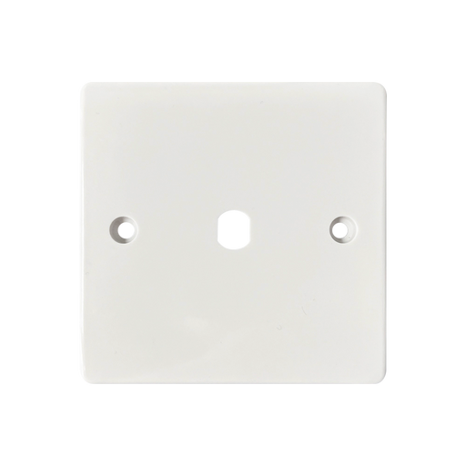 Caradok 1G Dimmer Plate c/w Knob - Caradok - The Classics - White Plastic