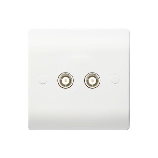 Caradok 2G Isolated Coax Socket - Caradok - The Classics - White Plastic