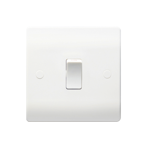 Caradok 20A DP Switch - Caradok - The Classics - White Plastic