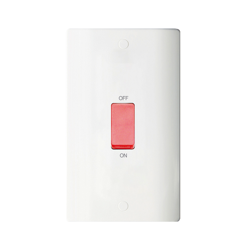 Caradok 2G 45A DP Red Switch - Caradok - The Classics - White Plastic