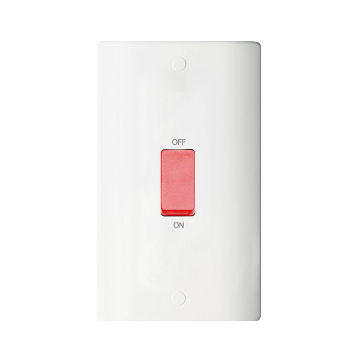Caradok 2G 45A DP Red Switch - Caradok - The Classics - White Plastic