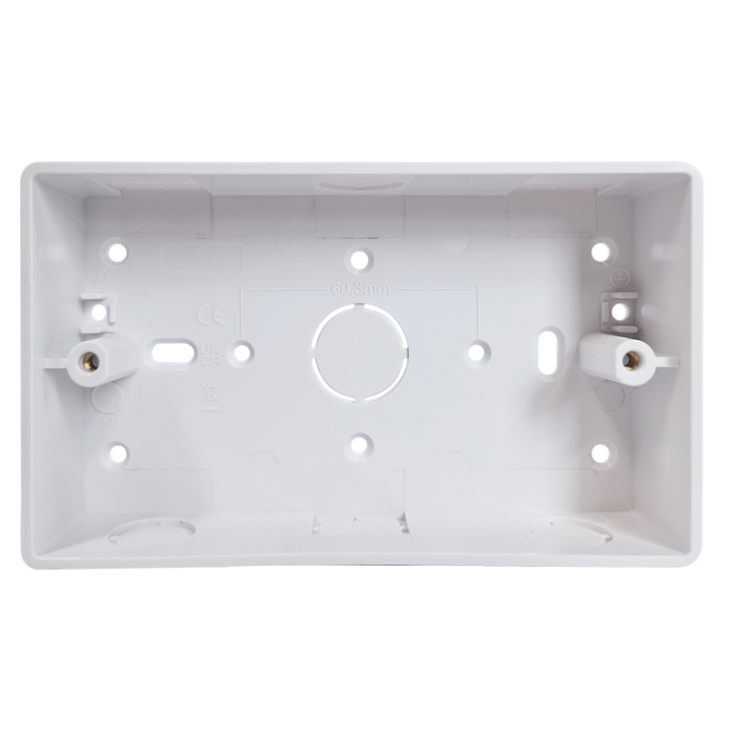 Caradok 2G 44mm PVC Box Plain Sided - Caradok - The Classics - White Plastic