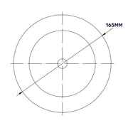 White Metal Extract Ceiling Valve 125mm - Anemostat EV - Hardware > Heating, Ventilation & Air Conditioning > Vents & Flues