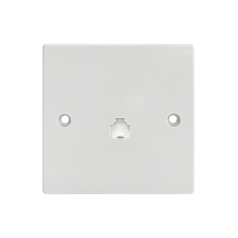Caradok 1G Telephone Socket RJ11 Squared Edge -