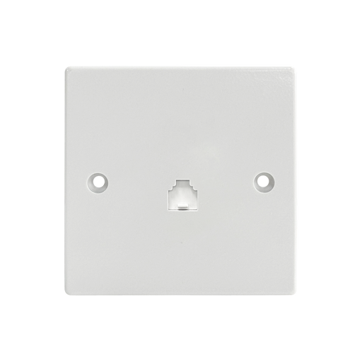 Caradok 1G Telephone Socket RJ11 Squared Edge -