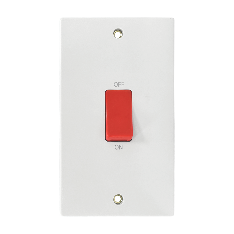 Caradok 2G 45A DP Switch Squared Edge -