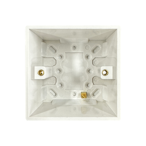 Caradok 1G 35mm White Pattress Squared Edge -