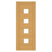 Valencia Prefinished Oak Glazed Internal Door -