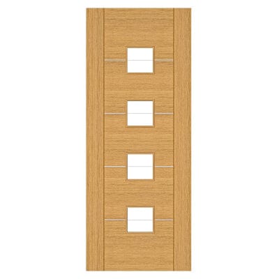 Valencia Prefinished Oak Glazed Internal Door -