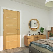 Valencia Prefinished Oak FD30 Internal Fire Door -