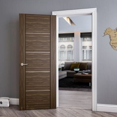 Valencia Walnut Prefinished Internal Door - All Sizes -