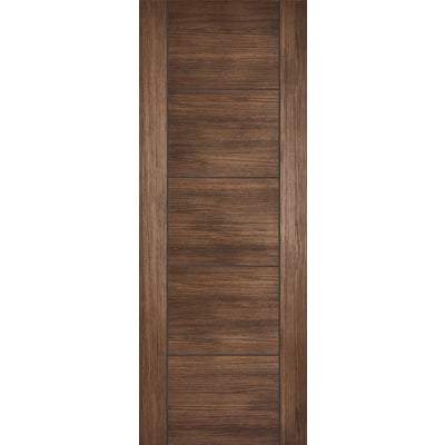 Vancouver Walnut Laminated 5 Panel Interior Door - All Sizes - Doors