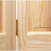 Victorian 4 Panel Clear Pine Bi-Fold Unfinished Internal Door - All Sizes - Doors