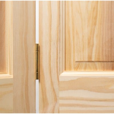 Victorian 4 Panel Clear Pine Bi-Fold Unfinished Internal Door - All Sizes - Doors