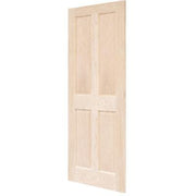 Victorian 4 Panel Unfinished Internal Oak Fire Door FD30 - All Sizes - Internal doors