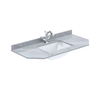Victrion Angled Marble Top - Bathrooms