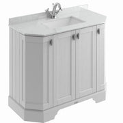 Victrion Angled 4 Door Basin Unit - All Colours - Bathrooms
