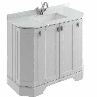 Victrion Angled 4 Door Basin Unit - All Colours - Bathrooms