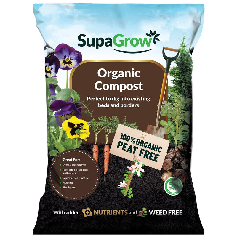 Supagrow Organic Compost 50L -
