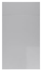 Vogue Slab Dove Grey Gloss- Replacement Kitchen Door/Drawer Front (355mm High) - Hardware > Hardware Accessories > Cabinet Hardware > Cabinet Doors