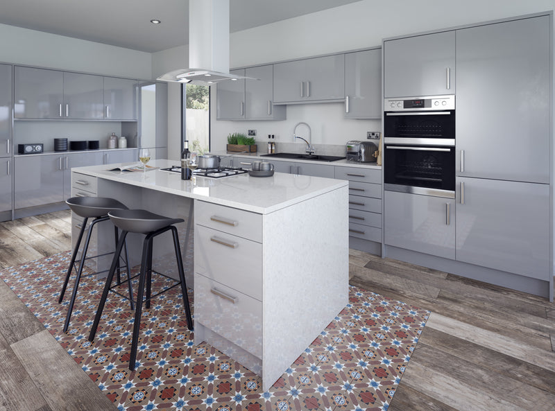 Vogue Slab Dove Grey Gloss- Replacement Kitchen Doors (End Panels) - Hardware > Hardware Accessories > Cabinet Hardware > Cabinet Doors