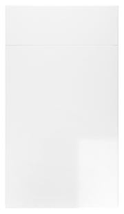 Vogue Slab White Gloss- Replacement Kitchen Drawer Front (175mm High) - Hardware > Hardware Accessories > Cabinet Hardware > Cabinet Doors