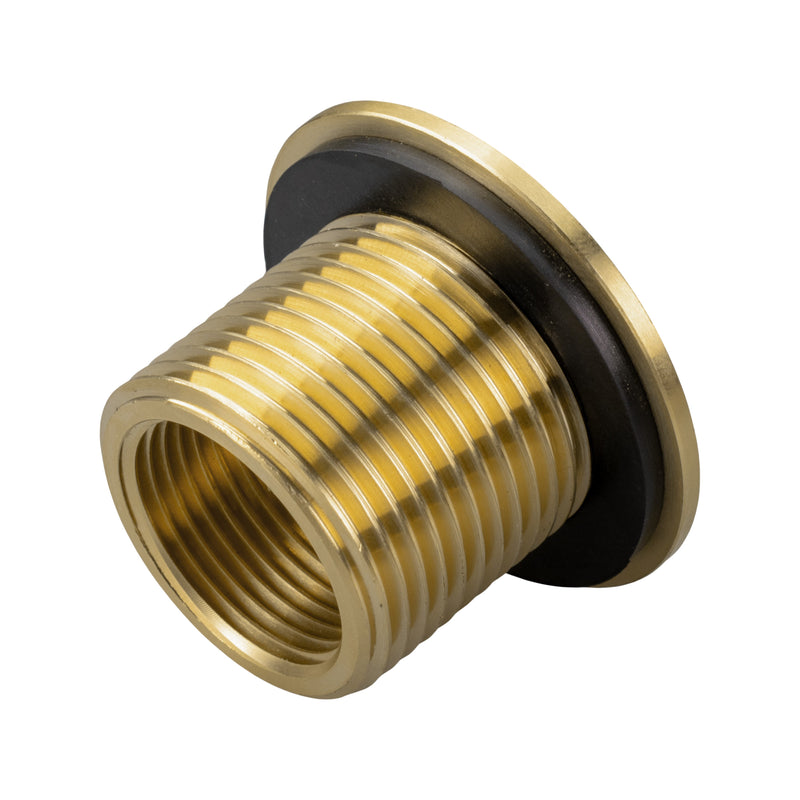 Water Butt Brass 3/4" BSP Male - 1/2" BSP Female and Drill Bit - Home & Garden > Lawn & Garden Tech Hose & Fittings