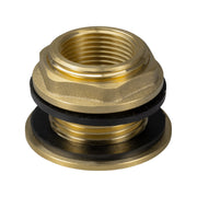Water Butt Brass 3/4" BSP Male - 1/2" BSP Female and Drill Bit - Home & Garden > Lawn & Garden Tech Hose & Fittings