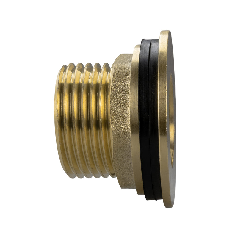 Water Butt Brass 1" BSP Male - 3/4" BSP Female - Home & Garden > Lawn & Garden Tech Hose & Fittings