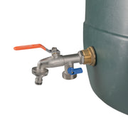 Water Butt Brass Kit 3/4" with Double Tap and Drill Bit - Home & Garden > Lawn & Garden Tech Hose & Fittings