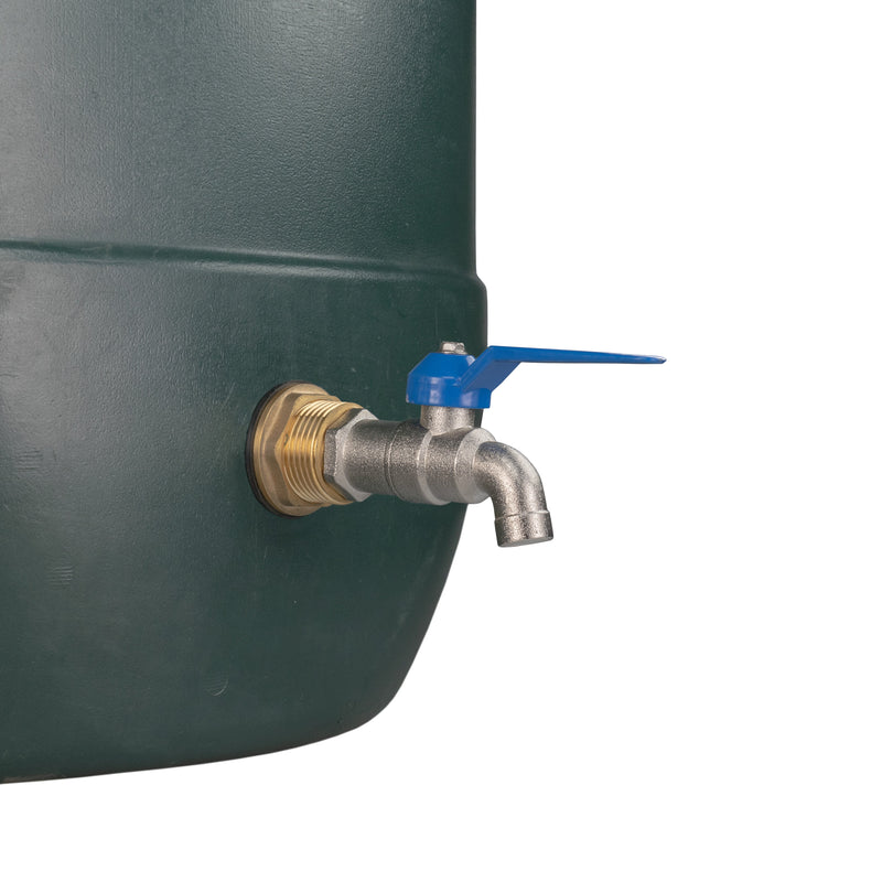 Water Butt Brass Kit 3/4" with Simple Lever Tap and Drill Bit - Home & Garden > Lawn & Garden Tech Hose & Fittings