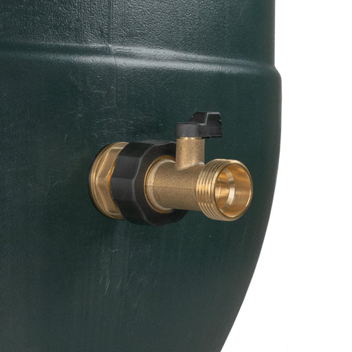 Water Butt Brass Kit 3/4" with Brass Valve - Hardware > Plumbing > Plumbing Fittings & Supports > Plumbing Valves Tech Hose & Fittings