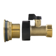 Water Butt Brass Kit 3/4" with Brass Valve - Hardware > Plumbing > Plumbing Fittings & Supports > Plumbing Valves Tech Hose & Fittings