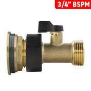 Water Butt Brass Kit 3/4" with Brass Valve - Hardware > Plumbing > Plumbing Fittings & Supports > Plumbing Valves Tech Hose & Fittings
