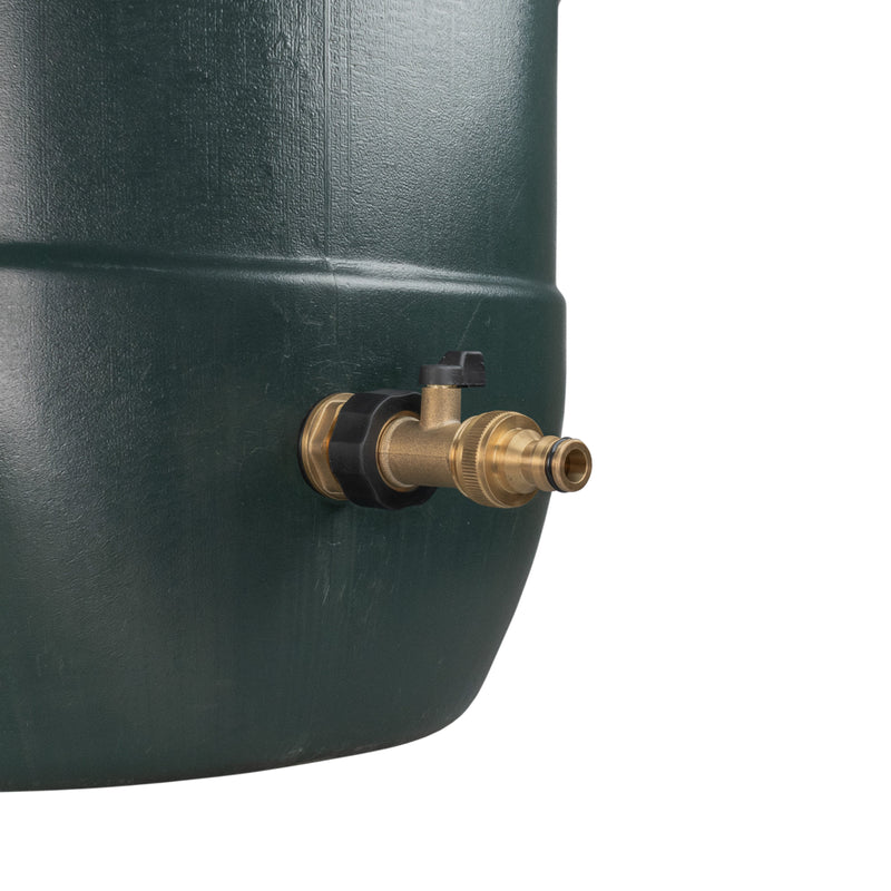 Water Butt Brass Kit 3/4" with Brass Valve + Quick Connect - Hardware > Plumbing > Plumbing Fittings & Supports > Plumbing Valves Tech Hose & Fittings