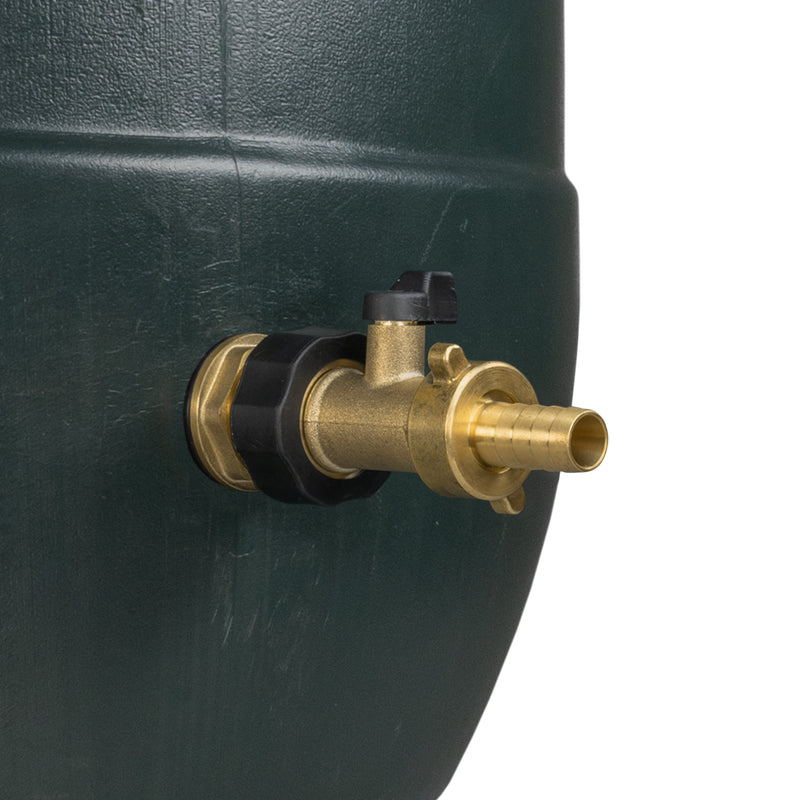 Water Butt Brass Kit 3/4" with Brass Valve + 13mm Barb - Hardware > Plumbing > Plumbing Fittings & Supports > Plumbing Valves Tech Hose & Fittings