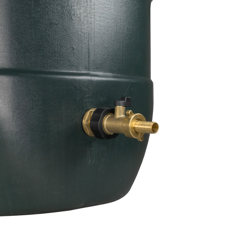 Water Butt Brass Kit 3/4" with Brass Valve + 13mm Barb - Hardware > Plumbing > Plumbing Fittings & Supports > Plumbing Valves Tech Hose & Fittings